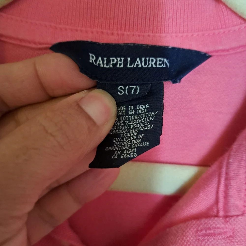 Ralph Lauren Pink Polo Dress for Kids